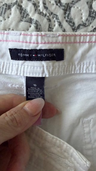 Pantalón Pirata Tommy Hilfiger Blanco