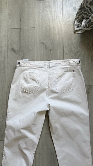 Pantalón Pirata Tommy Hilfiger Blanco