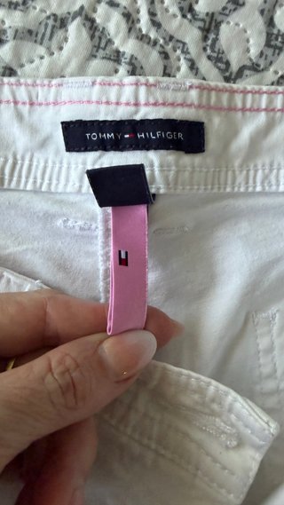 Pantalón Pirata Tommy Hilfiger Blanco