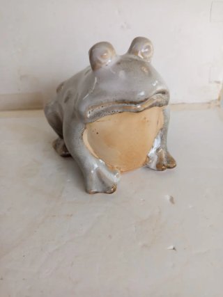 Figura Sapo Príncipe Vintage Cerámica