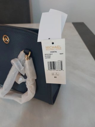 Borsa Michael Kors blu e oro