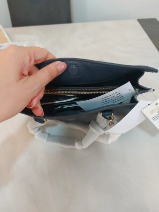 Borsa Michael Kors blu e oro