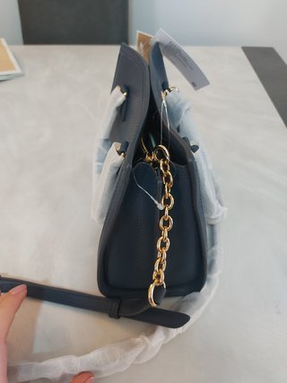 Borsa Michael Kors blu e oro