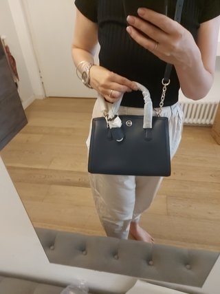 Borsa Michael Kors blu e oro