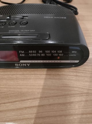 Radio Reloj Despertador Sony ICF-C290 Negro