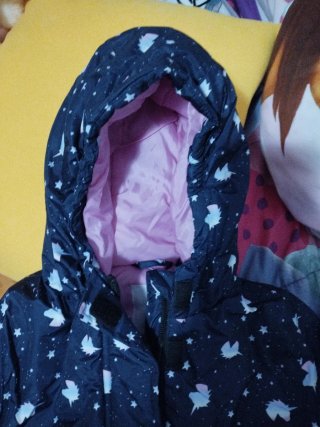 Mono de nieve infantil con estrellas