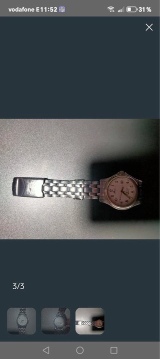 Reloj EVE MON CROS Mujer Plata y Blanco