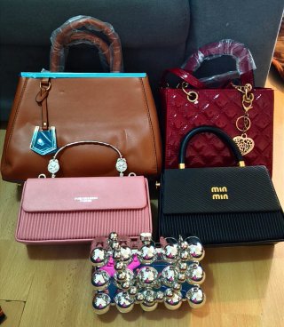 Lote 5 Bolsos Mujer