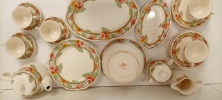 VAJILLA EN PORCELANA ANTIGUA SAN CLAUDIO