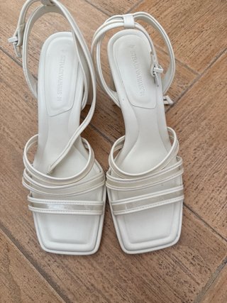 Sandalias Stradivarius Blancas Talla 38