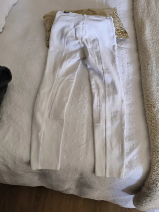 Pantalón montar niña blanco 14 años