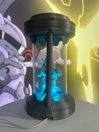 Lámpara LED Mewtwo Acorazado Incubadora Pokémon