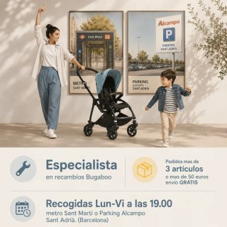 Capota Bugaboo Bee 3/5/6 Gris Verano