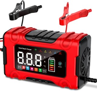 Cargador Baterías Coche 12V/24V Inteligente