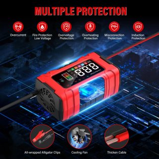 Cargador Baterías Coche 12V/24V Inteligente