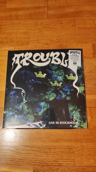 TROUBLE - Live In Stockholm 2LP, Vinilo Negro