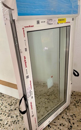 2 Ventanas Aluplast Blancas