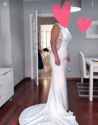 Vestido de Novia Blanco Encaje