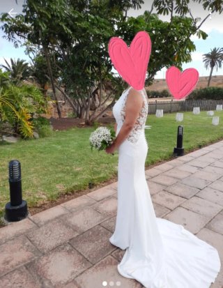 Vestido de Novia Blanco Encaje