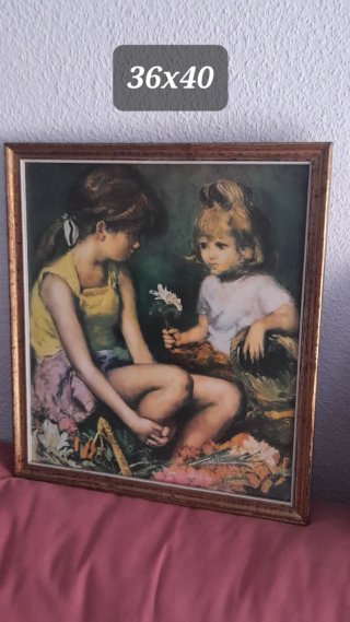 Cuadros antiguos (5) ( LOTE 20€)