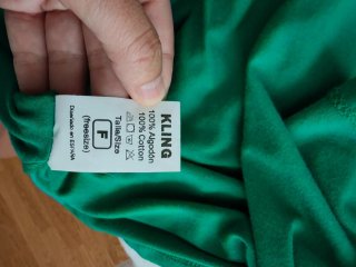 Vestido vintage Kling verde