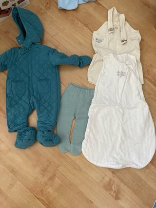 Ropa, saco calle y saco dormir 12 Meses