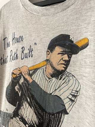 Camiseta Vintage Babe Ruth hecho en USA Talla L