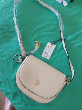 Borsa a tracolla U.S. Polo Assn. beige