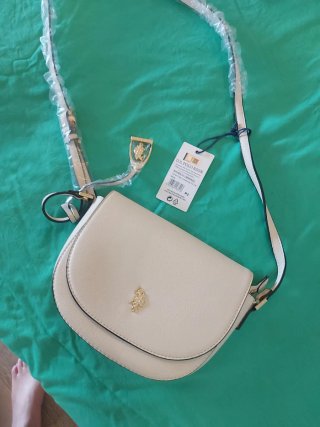 Borsa a tracolla U.S. Polo Assn. beige