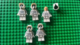 5 LEGO Star Wars Snowtrooper Scout