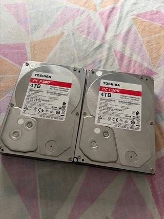 2x Toshiba 4TB PC P300 Discos Duros