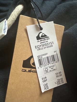 Sudadera Quiksilver Azul
