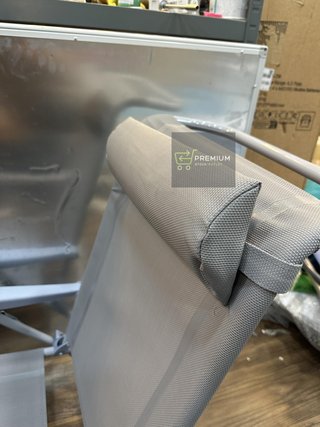 Relaxdays Tumbona Plegable con Reposacabezas