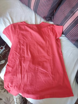 Camiseta roja verano talla M