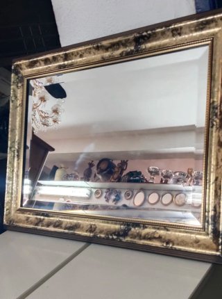 Espejo Antiguo Estilo Años 70