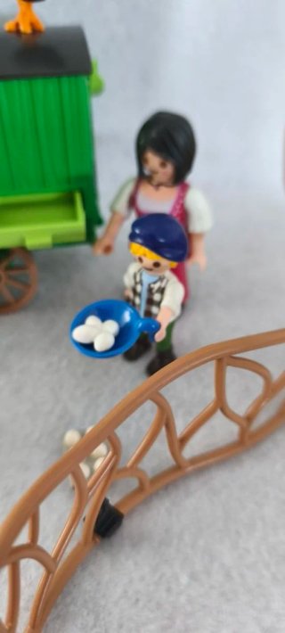 Playmobil Gallinero con figuras y animales