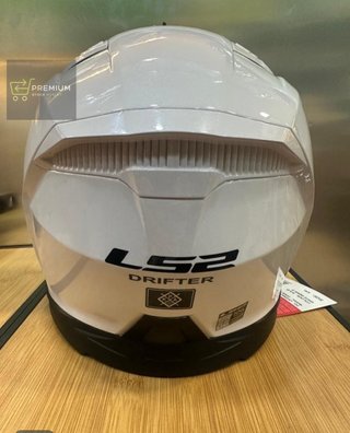 LS2, Casco  Moto Drifter Solid White  XXL