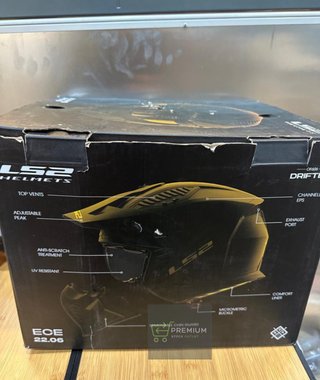 LS2, Casco  Moto Drifter Solid White  XXL