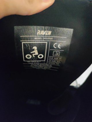 Botas Enduro Raven Negras TALLA 40