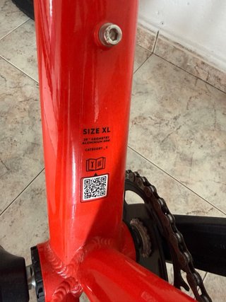 Bicicleta Rockrider Roja