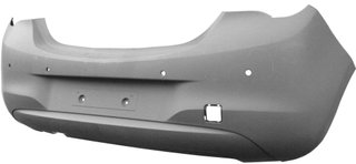 Paragolpes Trasero Imprimado (4 Agujeros Para Sensores) para Opel CORSA E 2014