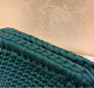 Bolso crochet verde
