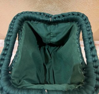 Bolso crochet verde