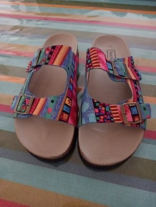 Chanclas multicolor