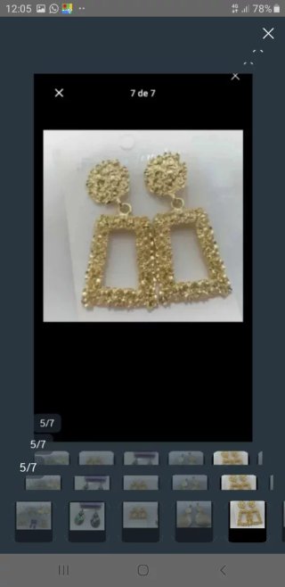 Lote de pendientes bisutería nuevos