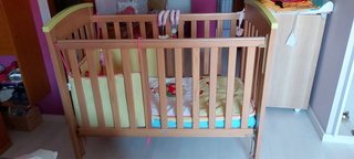 Cuna Trama madera con barrera protectora