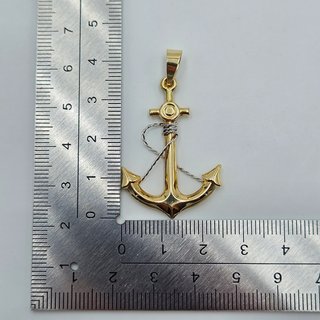 Colgante de Oro 18K, Ancla, 2,34gr, 4cm