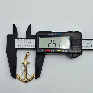 Colgante de Oro 18K, Ancla, 2,34gr, 4cm