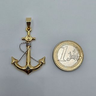 Colgante de Oro 18K, Ancla, 2,34gr, 4cm