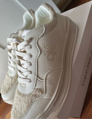 Deportivas Calvin Klein Jeans Beige Talla 39